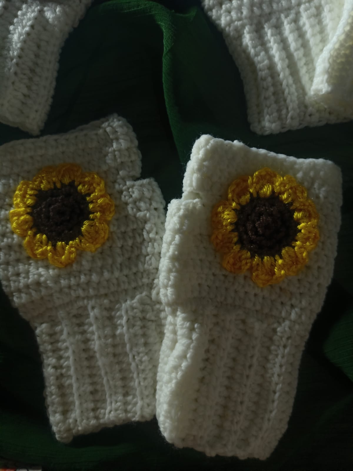 Crochet Winter Gloves | Premium Wool Mittens | Teal Blue | Hand Warmers