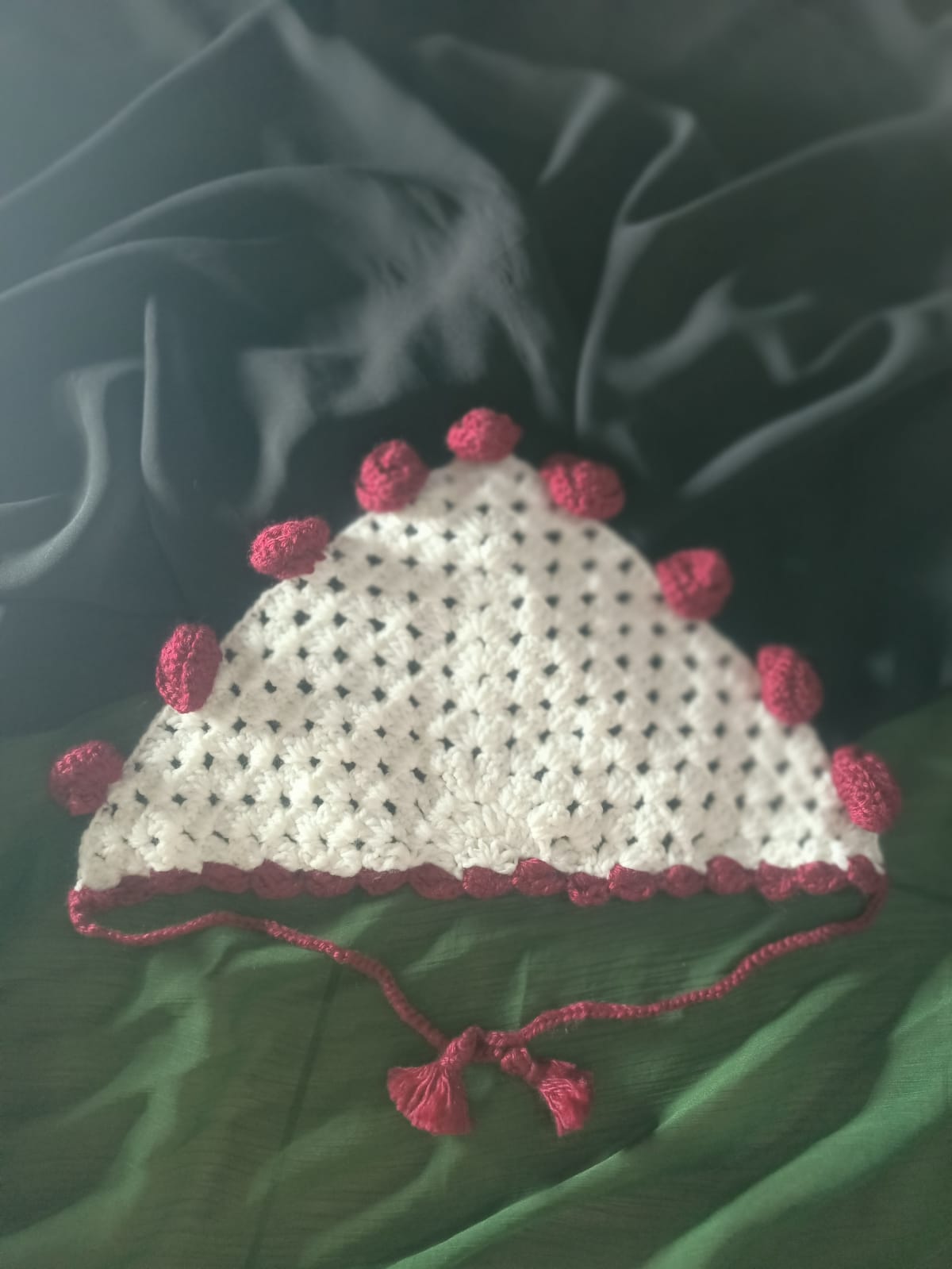 Crochet Flower Bandana - Yellow Flowers