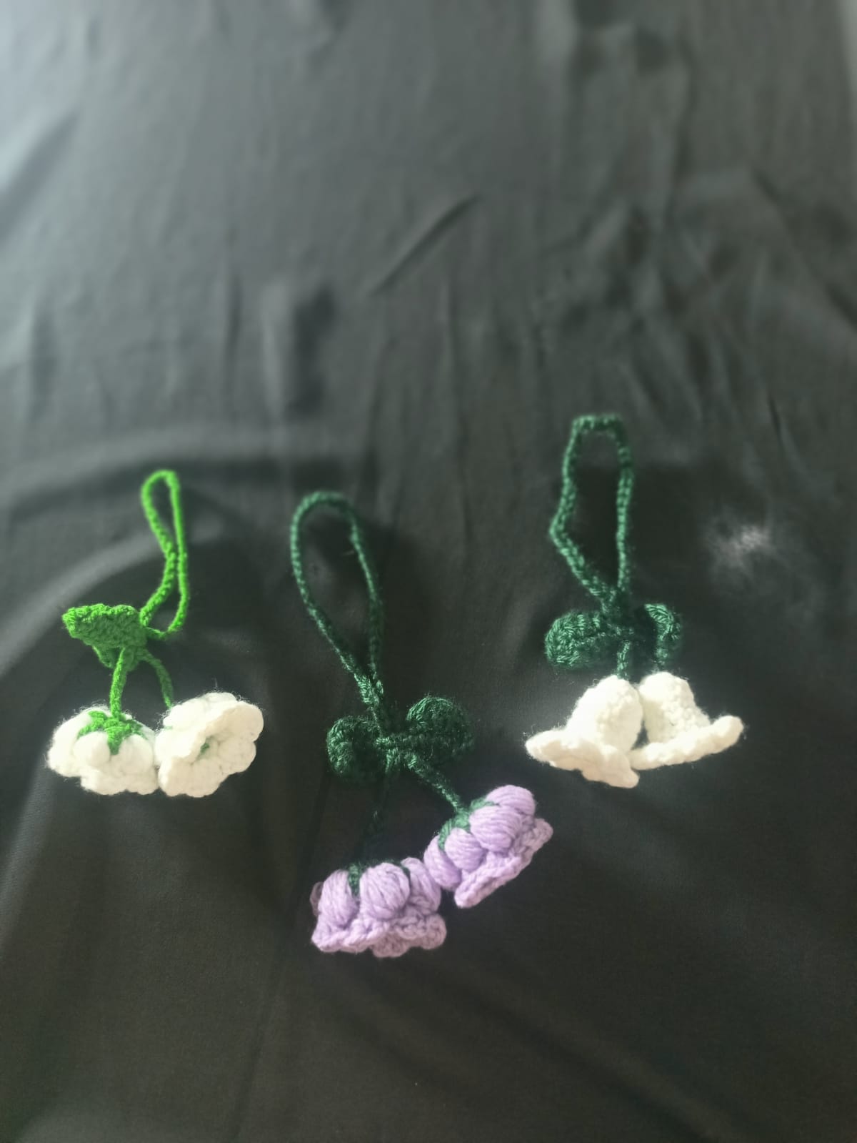 Crochet Heart Keychain - Amigurumi Soft Plush Key Pendant -- Heart Shape Keychain