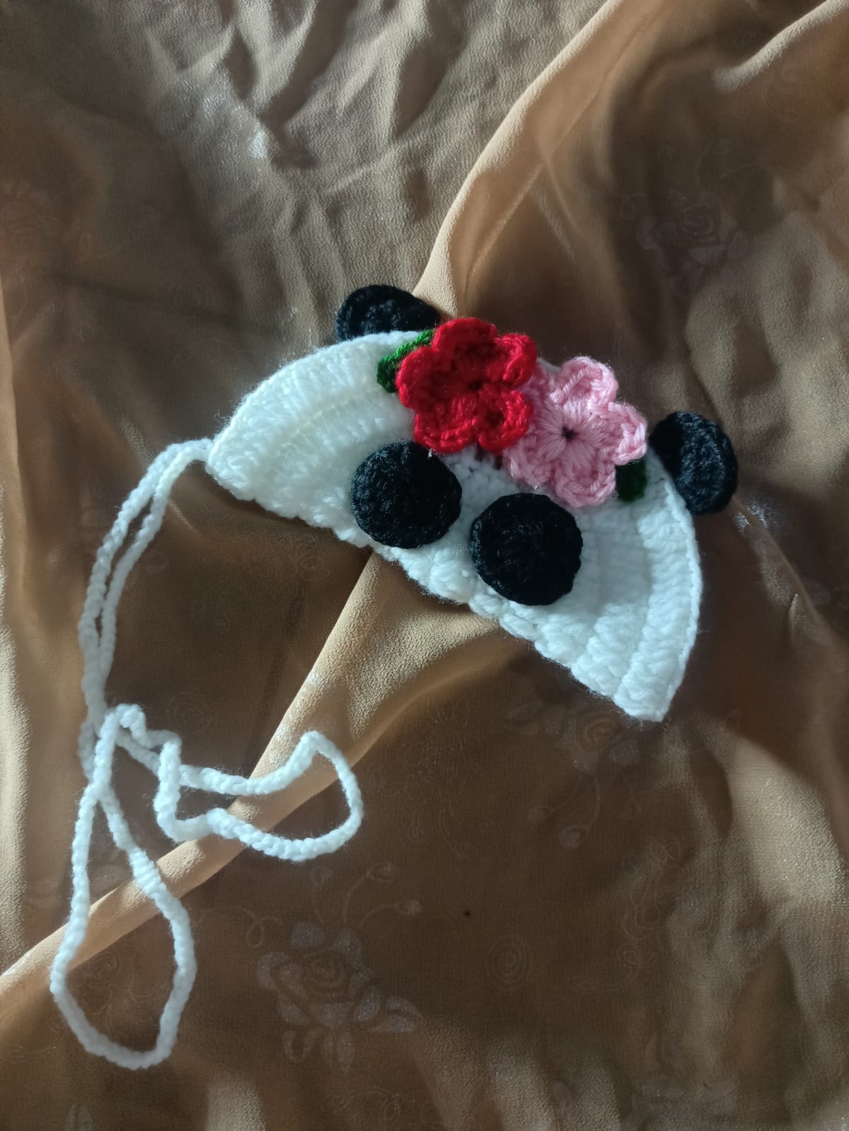 Crochet Sunglasses Holder - Cute Amigurumi Face Eyeglasses Case with Strap