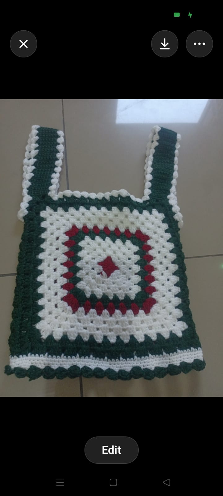 Handmade Crochet Girls Tank Top with Yellow Stars | Breathable Cotton Knit