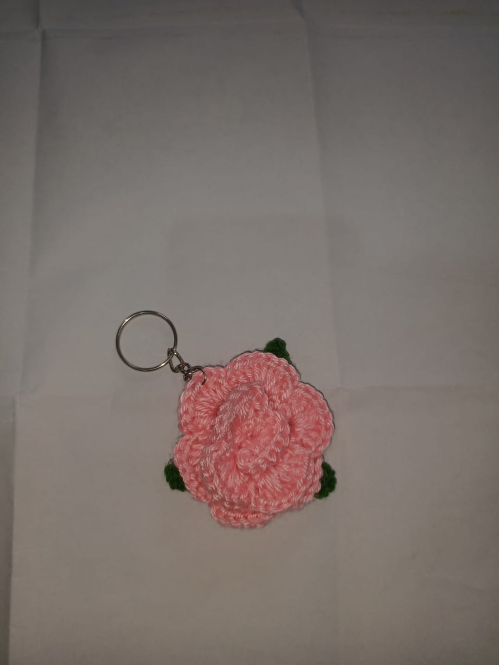 Crochet Heart Keychain - Amigurumi Soft Plush Key Pendant -- Heart Shape Keychain