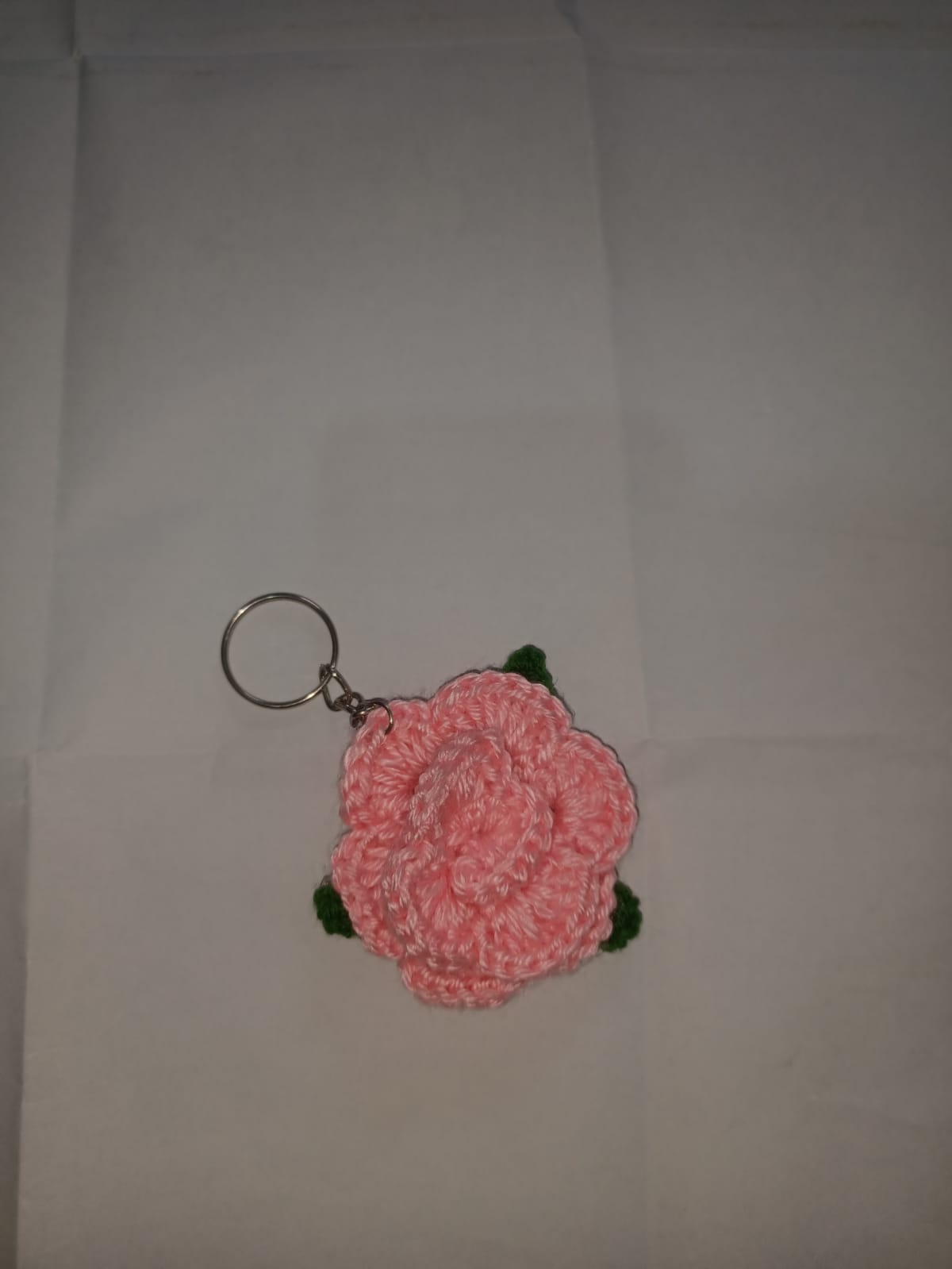 Crochet Heart Keychain - Amigurumi Soft Plush Key Pendant -- Heart Shape Keychain