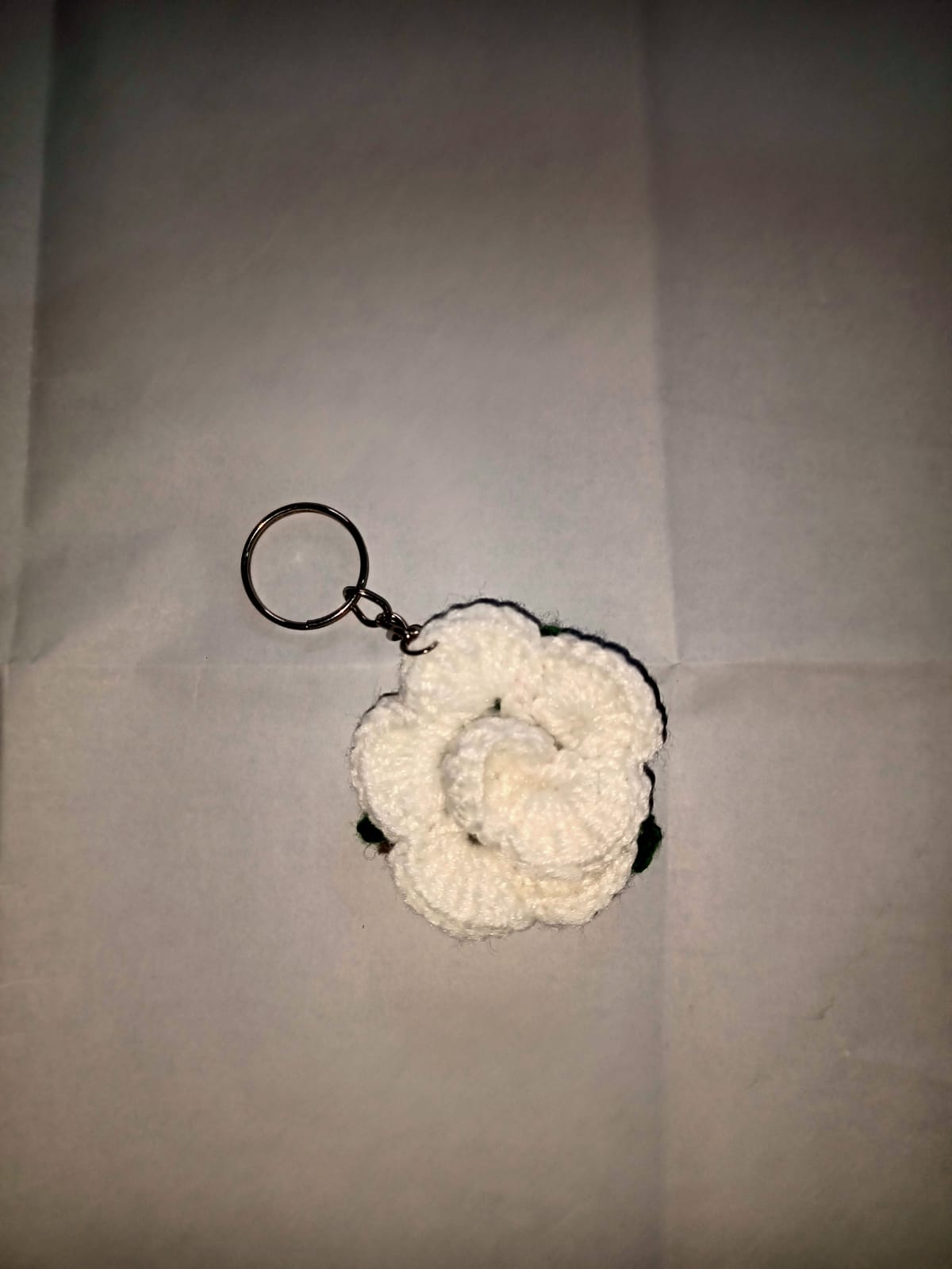 Crochet Heart Keychain - Amigurumi Soft Plush Key Pendant -- Heart Shape Keychain