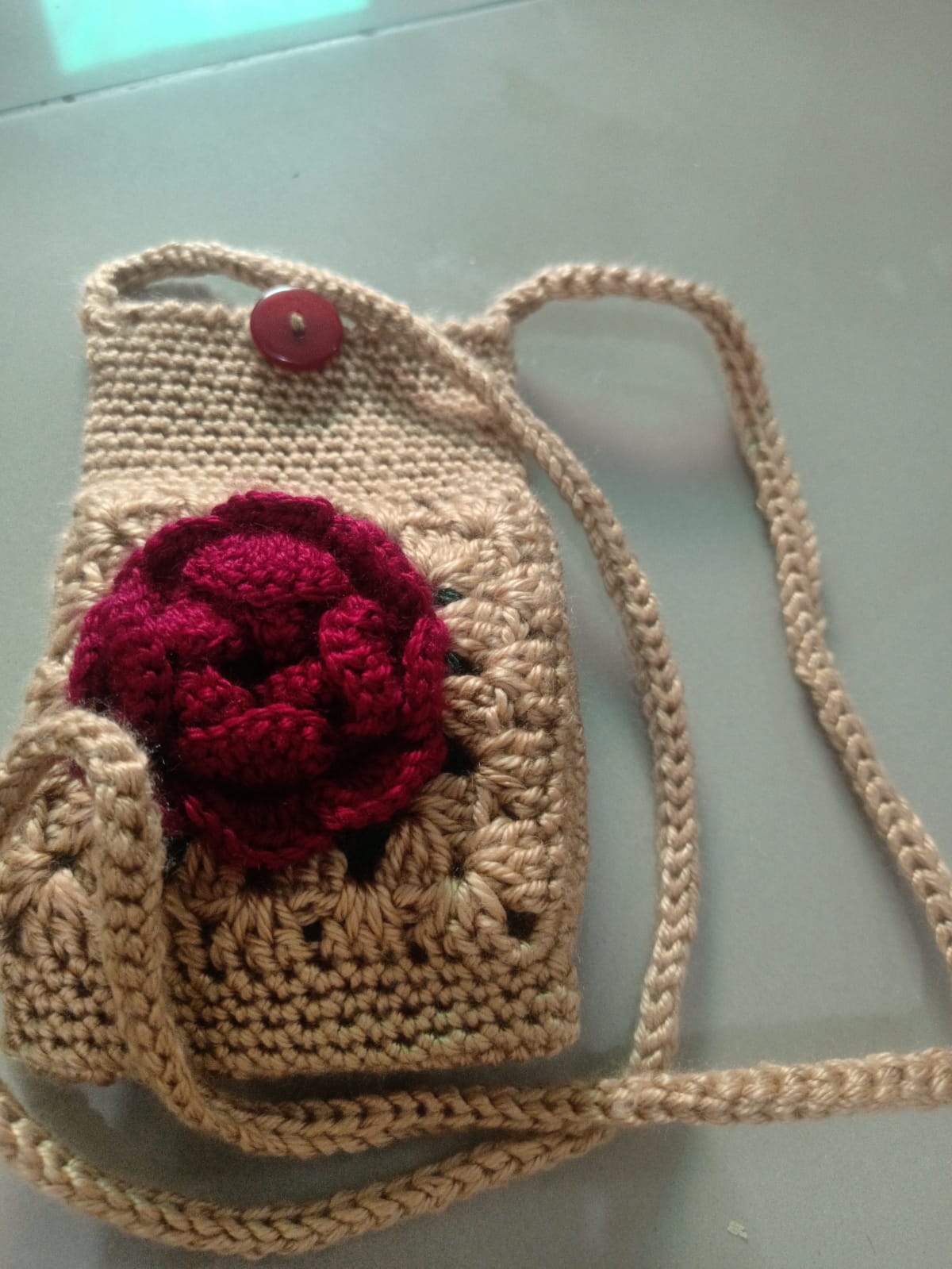 Crochet Phone Pouch Bag